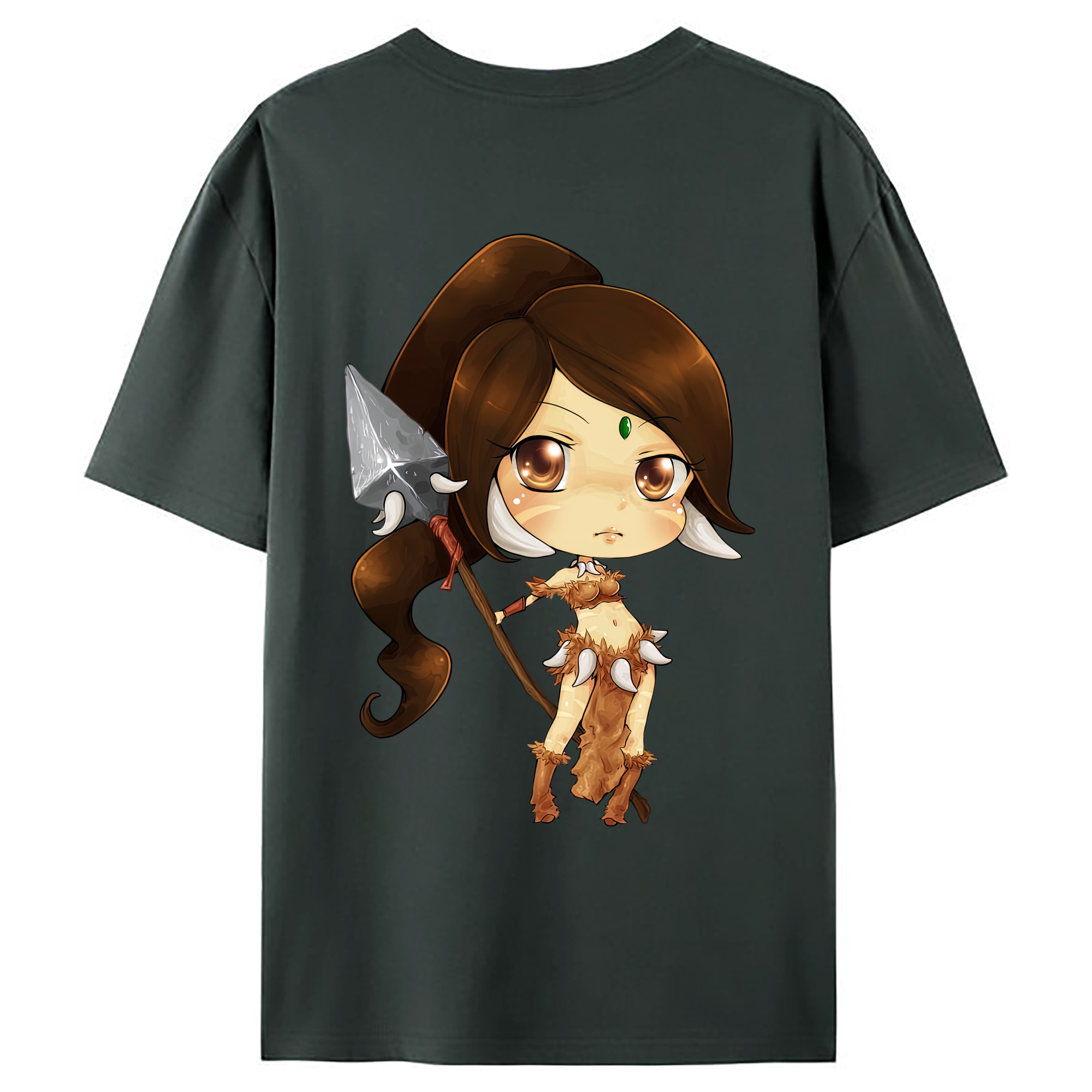 （画像用） リーグ・オブ・レジェンド League of Legends LOL 綿100％ メンズ半袖Tシャツ（バックプリント） 通気性